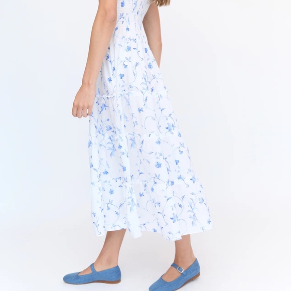 Ellie Nap Dress - Hill House - XXL - Blue Trellis - Picture 4 of 8